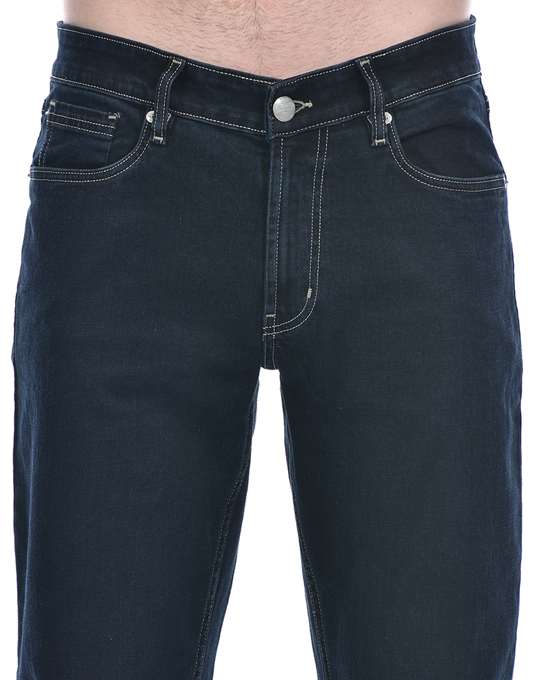 Numero Uno Men Solid Dark Blue Jeans